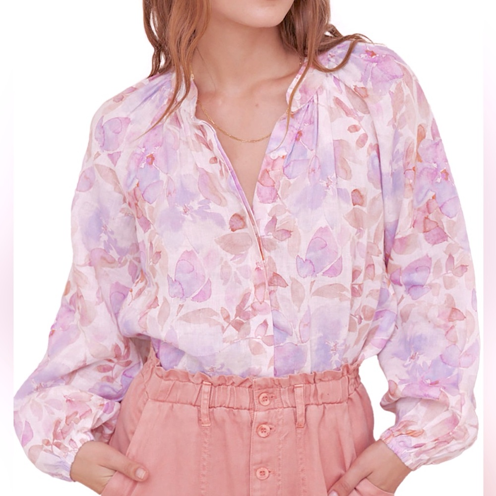 Bella Dahl Floral Print Blouse